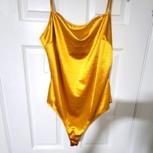 Xl metallic gold bodysuit